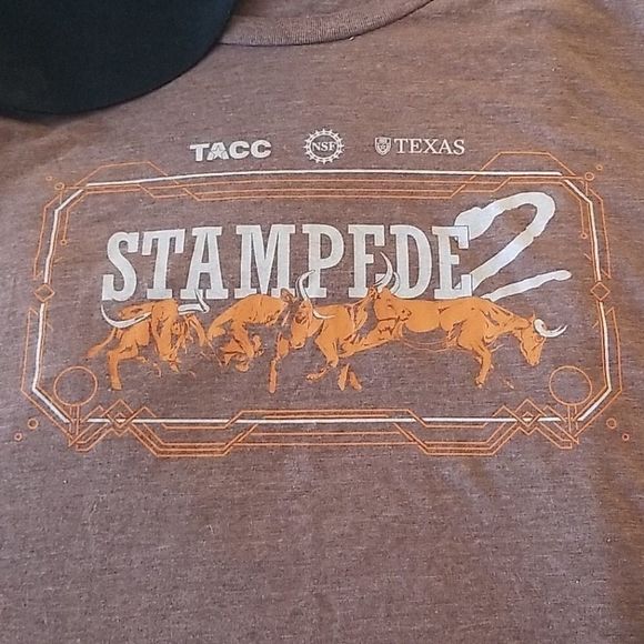 TACC UT Austin Brown Stampede2 Commemorative T-Shirt sz XL - Picture 3 of 6